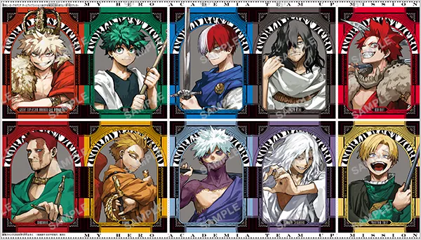 あきやま先生描き下ろし！新十傑ホロステッカー